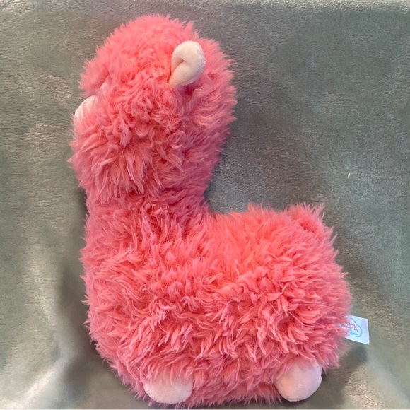 Spark Create Imagine Llama Alpaca Plush Rattle Chimes 11” Baby Toy Stuffed Pink - Picture 2 of 9